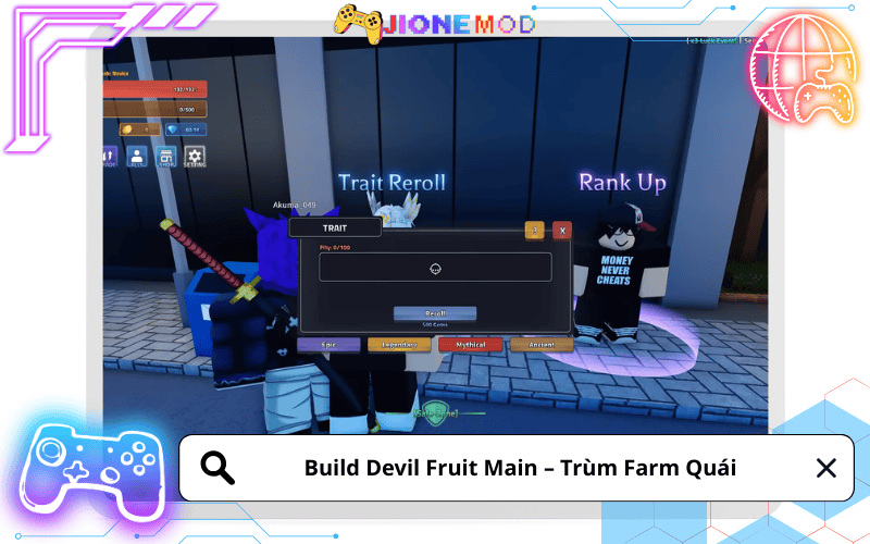 Build Devil Fruit Main – Trùm Farm Quái