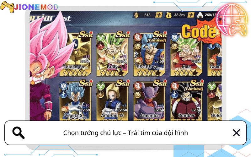 Chọn tướng chủ lực – Trái tim của đội hình