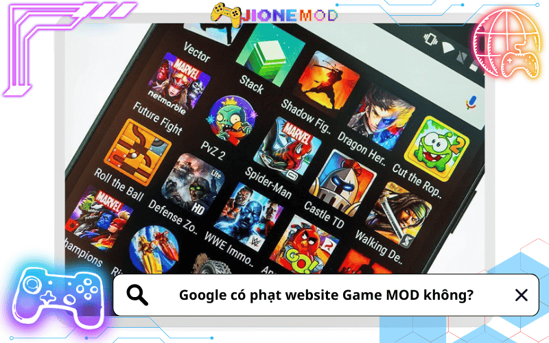 Google có phạt website Game MOD không
