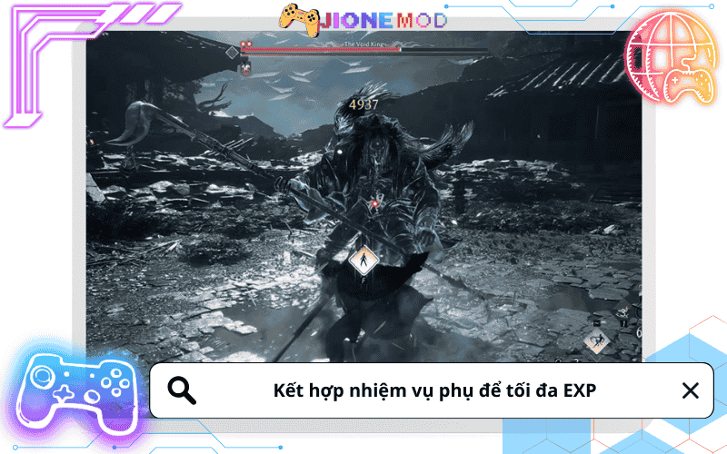 Kết hợp nhiệm vụ phụ để tối đa EXP