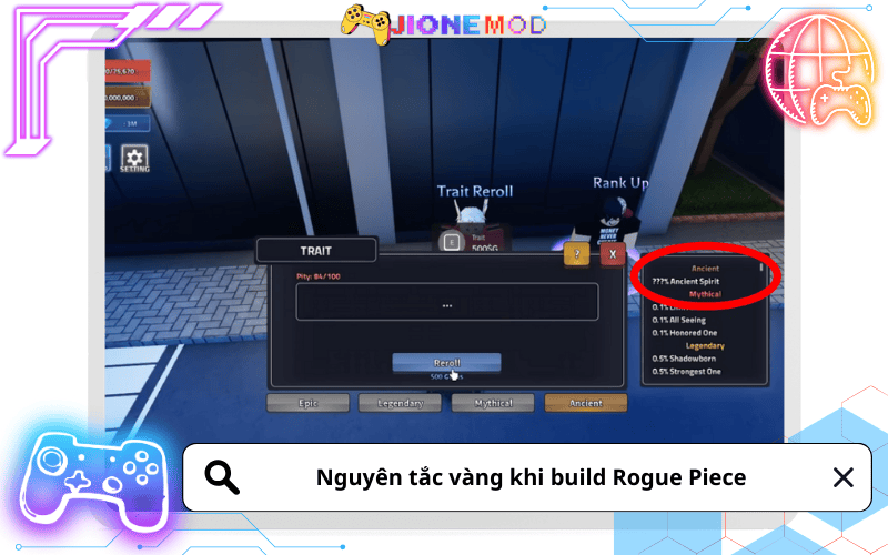 Nguyên tắc vàng khi build Rogue Piece