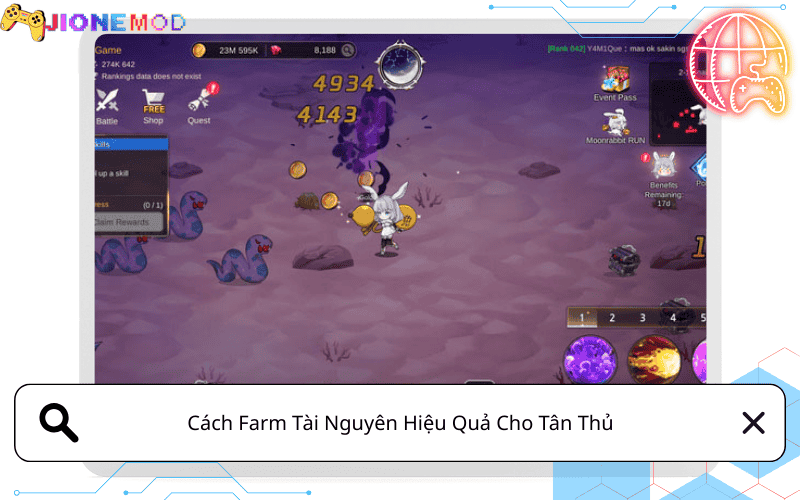 Cách Farm Tài Nguyên Hiệu Quả Cho Tân Thủ