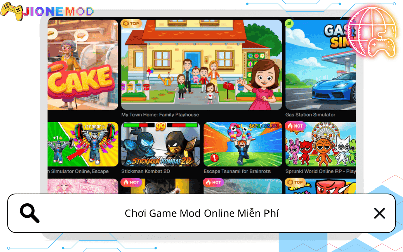 Chơi Game Mod Online Miễn Phí – Trải Nghiệm Game Không Cần Tải Cực Tiện