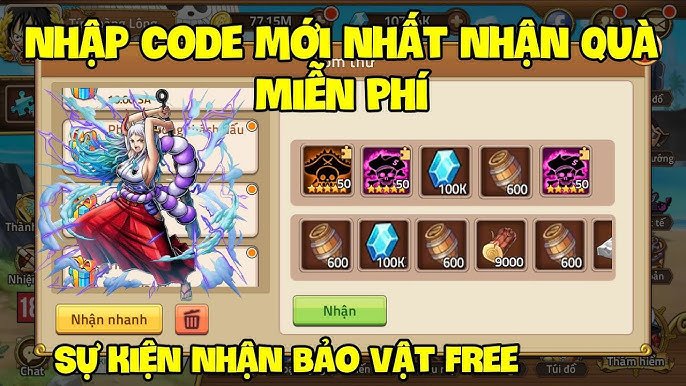 Code Hải Tặc Đại Chiến Mới Nhất 2026 – Nhập Ngay Quà Khủng